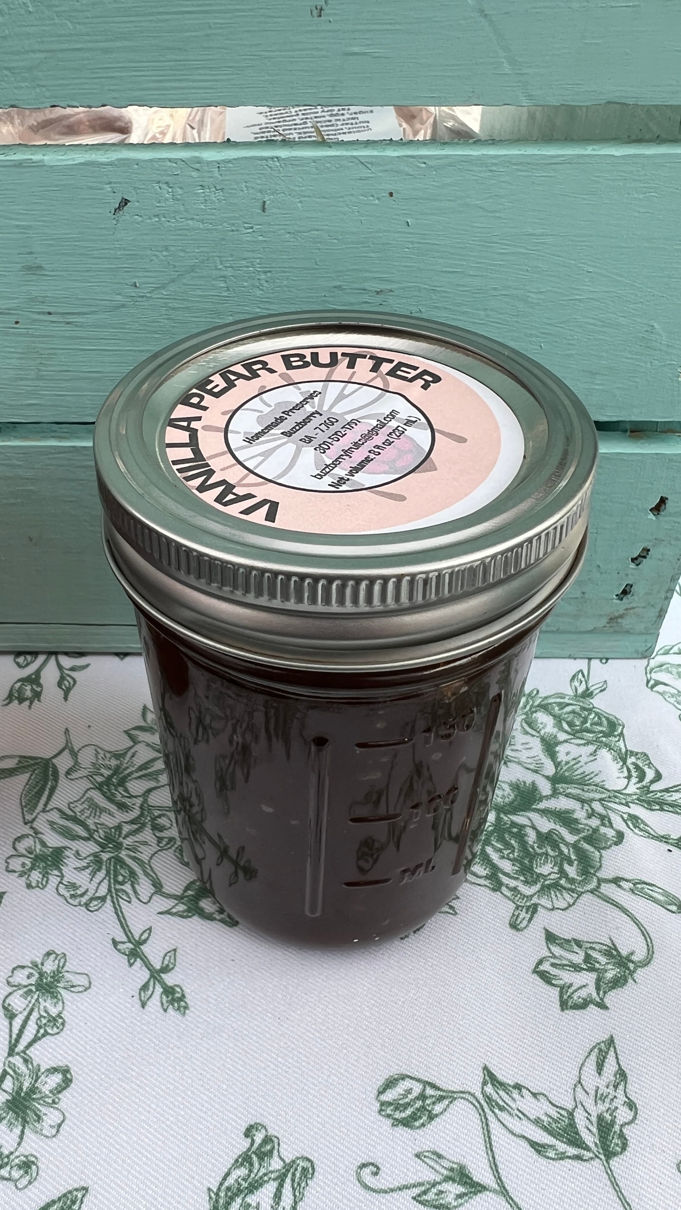 Vanilla Pear Butter - 8 oz