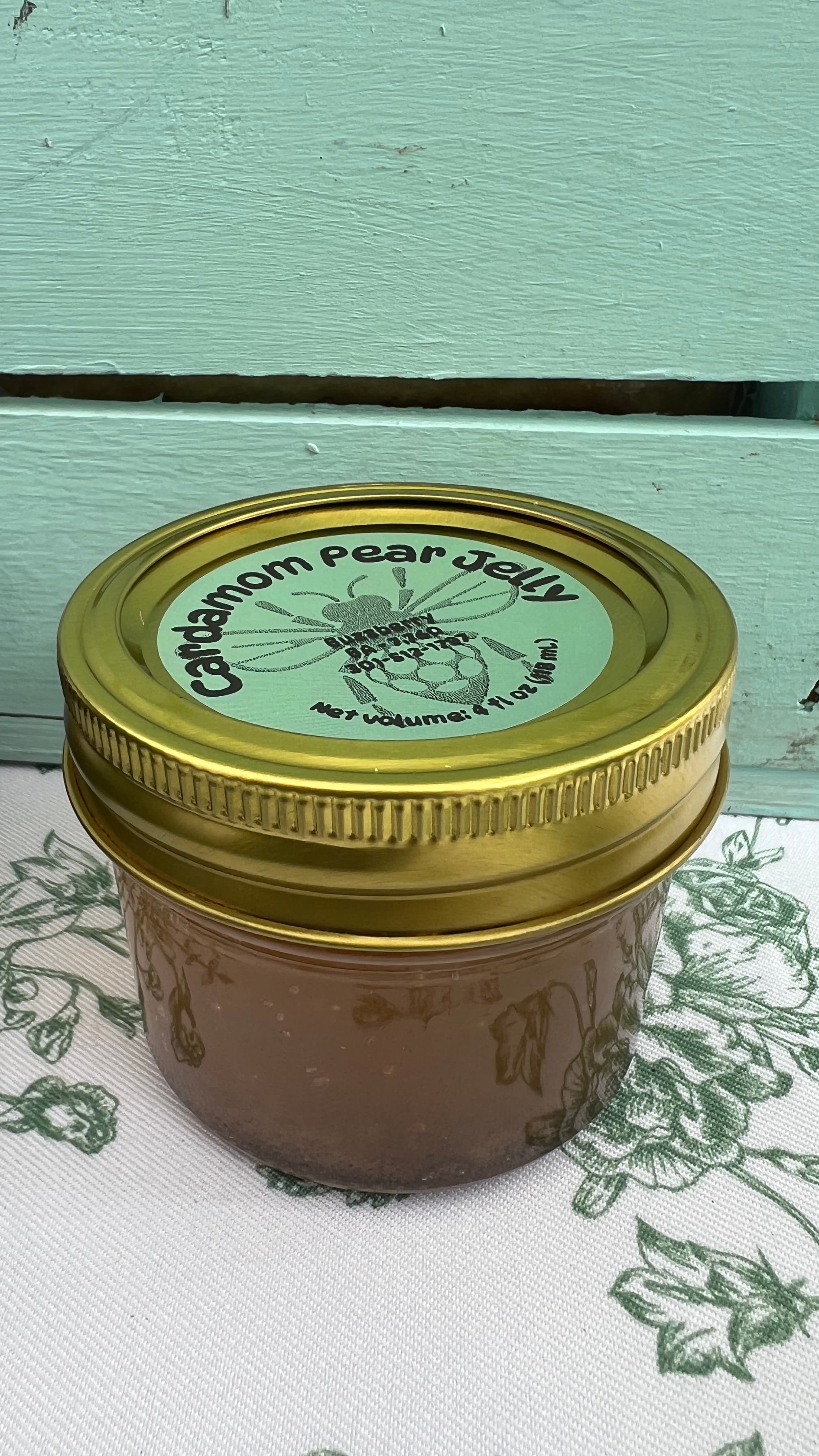 Cardamom Pear Jelly - 4 oz
