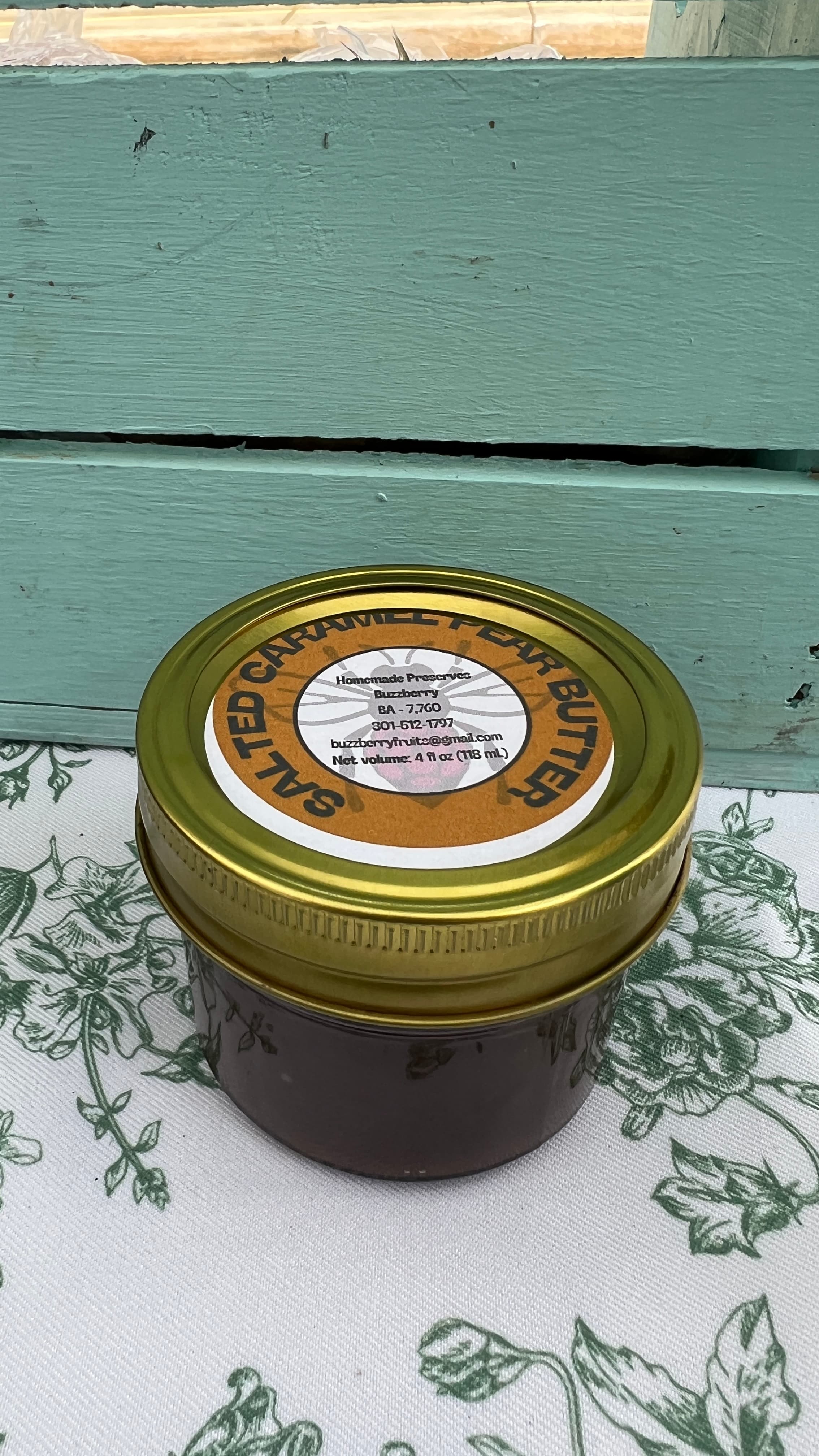 Salted Caramel Pear Butter - 4 oz