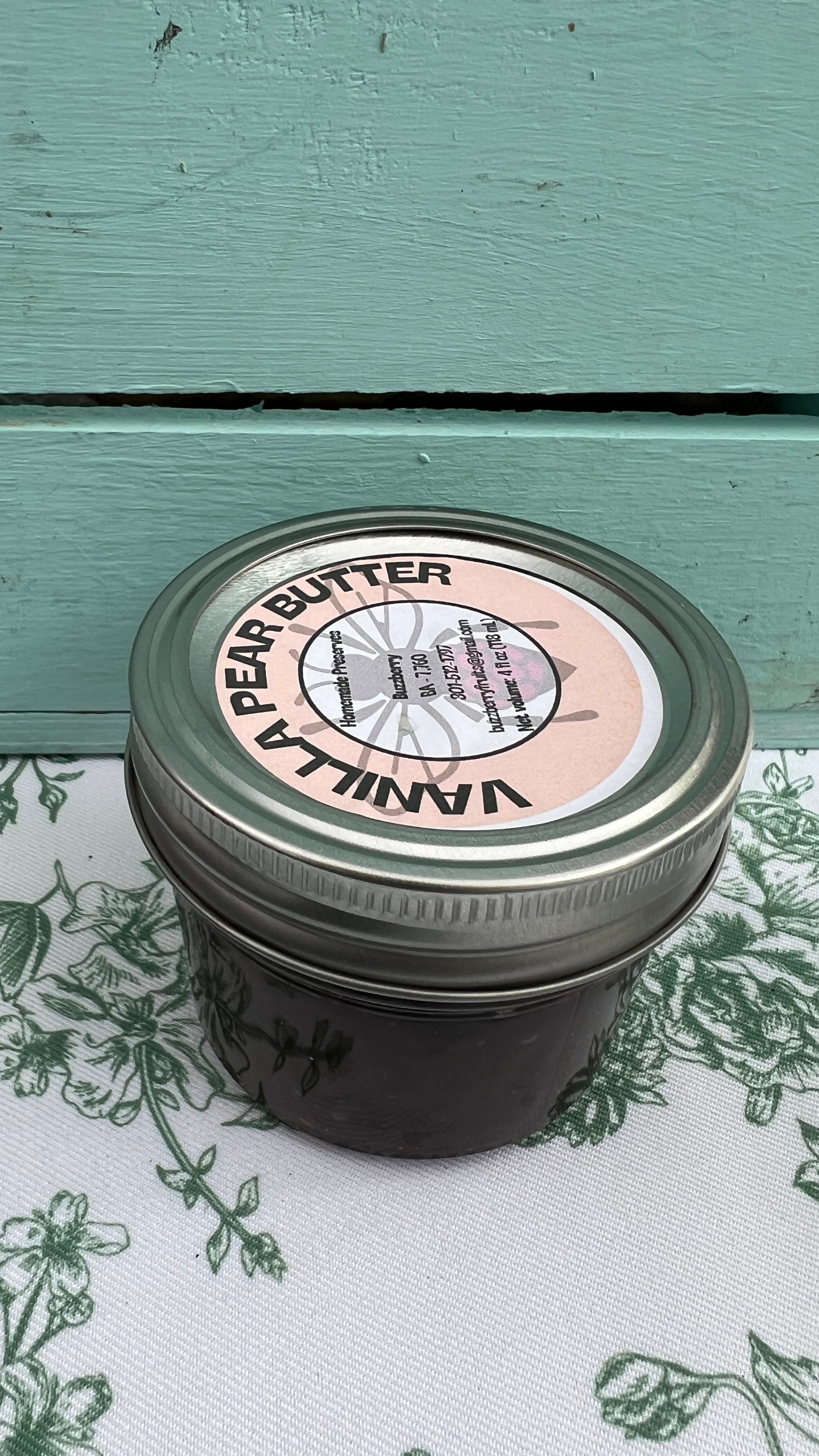 Vanilla Pear Butter - 4 oz
