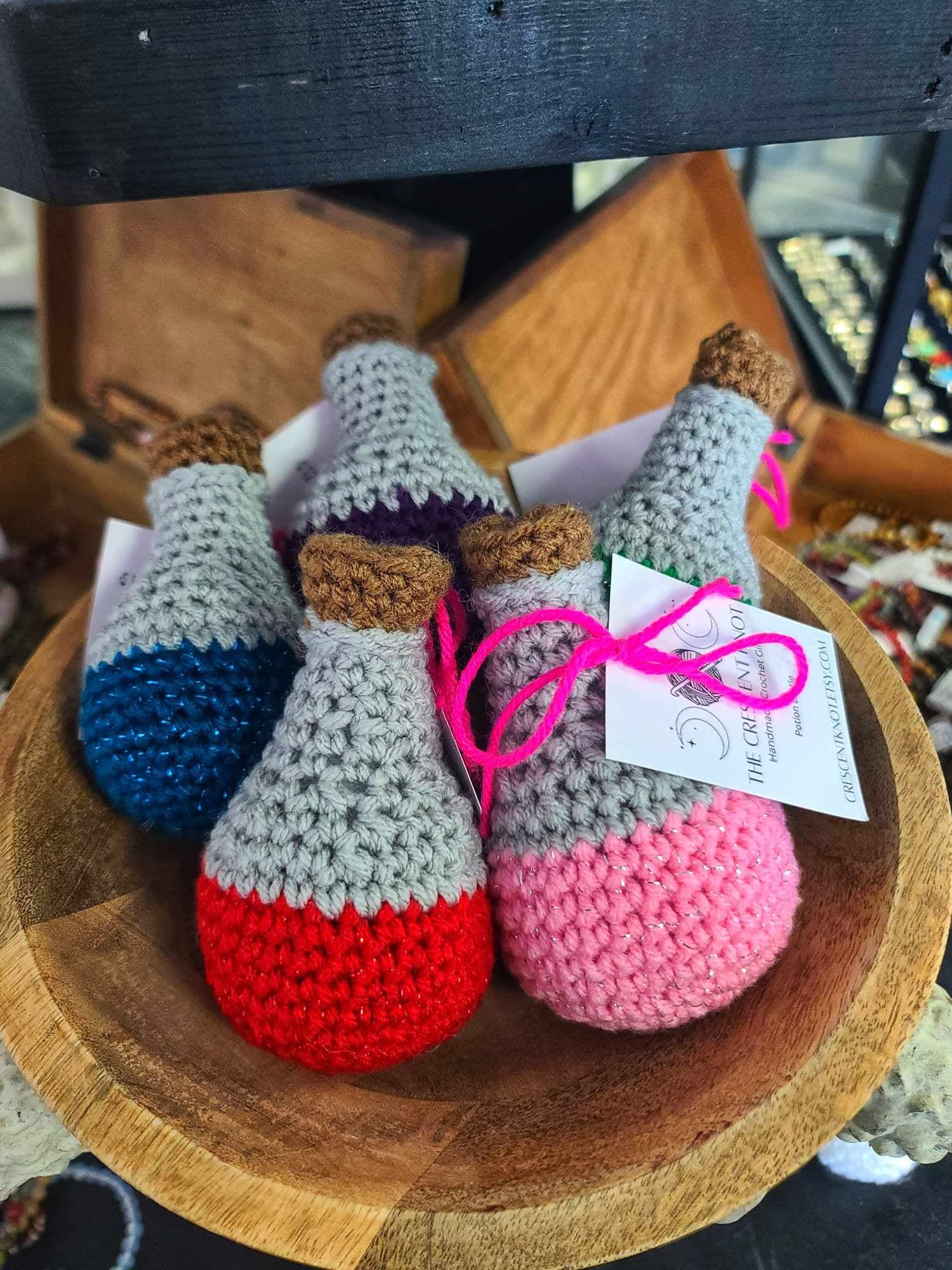 Crochet Potion Bottle